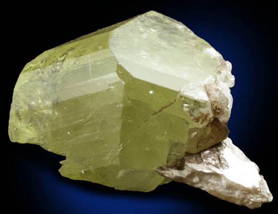 Brazilianite with Muscovite from Lavra do Corrego Frio, Linpolis, Divino das Laranjeras, Minas Gerais, Brazil (Type Locality for Brazilianite)