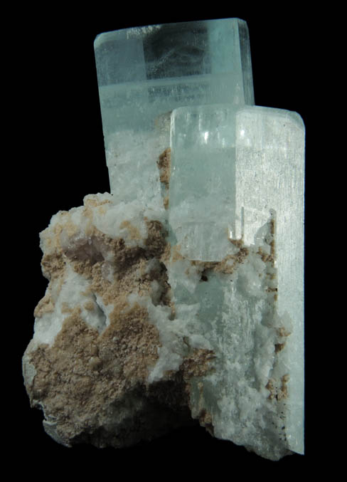 Beryl var. Aquamarine from Baha, Braldu Valley, Baltistan, Gilgit-Baltistan, Pakistan