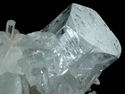 Beryl var. Aquamarine with Muscovite from Chumar Bakhor, Nagar, Hunza Valley, Gilgit-Baltistan, Pakistan