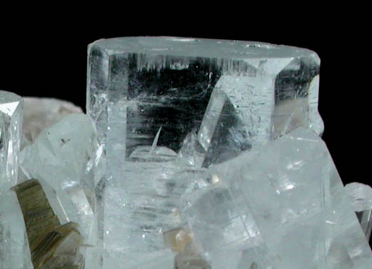 Beryl var. Aquamarine with Muscovite from Chumar Bakhor, Nagar, Hunza Valley, Gilgit-Baltistan, Pakistan