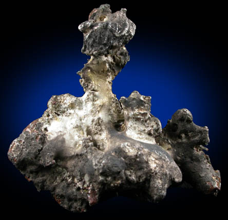 Silver and Copper (half-breed) from Osceola Mine, Keweenaw Peninsula Copper District, Houghton County, Michigan