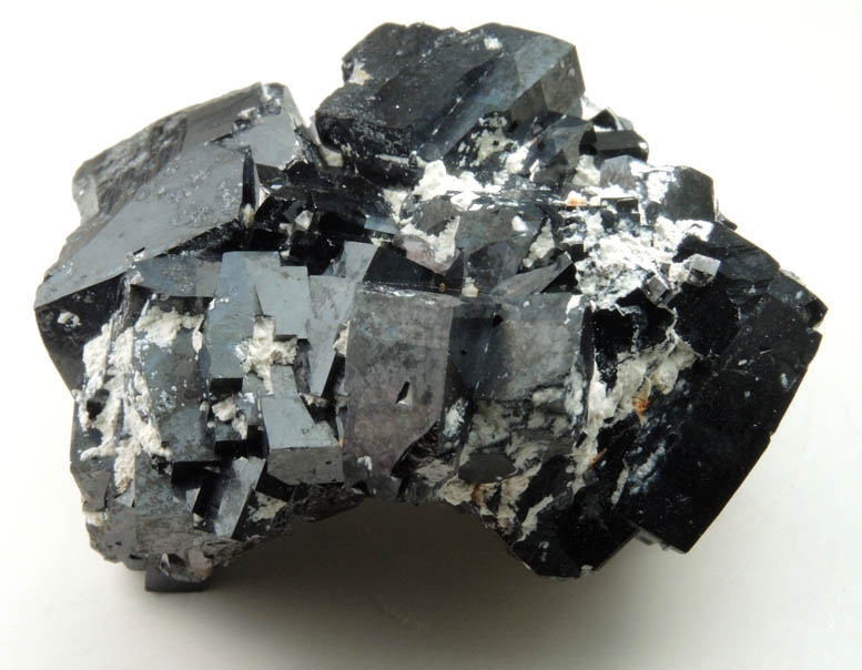 Magnetite (rare cubic and tetrahexahedral crystal form) from ZCA Mine No. 4, Fowler Ore Body, 2500' Level, Balmat, St. Lawrence County, New York