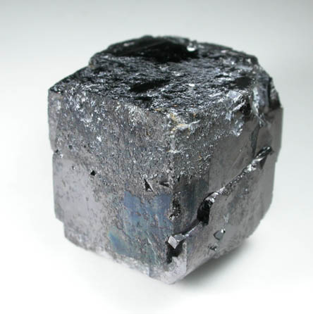 Magnetite (rare cubic and tetrahexahedral crystal form) from ZCA Mine No. 4, Fowler Ore Body, 2500' Level, Balmat, St. Lawrence County, New York