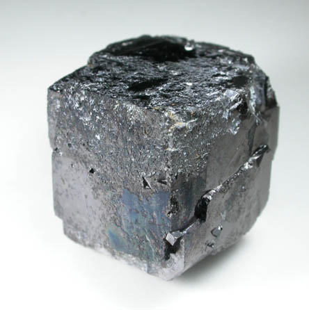 Magnetite (rare cubic and tetrahexahedral crystal form) from ZCA Mine No. 4, Fowler Ore Body, 2500' Level, Balmat, St. Lawrence County, New York