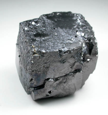 Magnetite (rare cubic and tetrahexahedral crystal form) from ZCA Mine No. 4, Fowler Ore Body, 2500' Level, Balmat, St. Lawrence County, New York