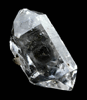 Quartz var. Herkimer Diamond with Pyrobitumen inclusions from Herkimer Diamond Development, Middleville, Herkimer County, New York