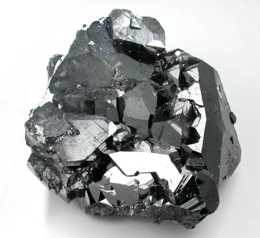 Magnetite (rare cubic and tetrahexahedral crystal form) from ZCA Mine No. 4, Fowler Ore Body, 2500' Level, Balmat, St. Lawrence County, New York