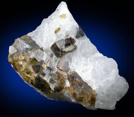 Cryolite with Siderite from Ivigtut, Arsuk Firth (Arsukfjord), Kitaa Province, Greenland (Type Locality for Cryolite)
