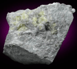 Cryolite with Weloganite from Francon Quarry, Montréal, Île de Montréal, Québec, Canada (Type Locality for Weloganite)