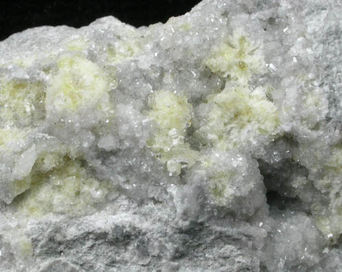 Cryolite with Weloganite from Francon Quarry, Montréal, Île de Montréal, Québec, Canada (Type Locality for Weloganite)