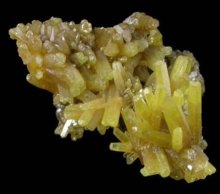 Pyromorphite from Bunker Hill Mine, Coeur d'Alene District, Shoshone County, Idaho