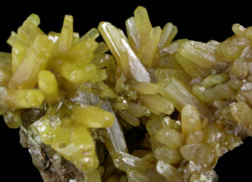 Pyromorphite from Bunker Hill Mine, Coeur d'Alene District, Shoshone County, Idaho