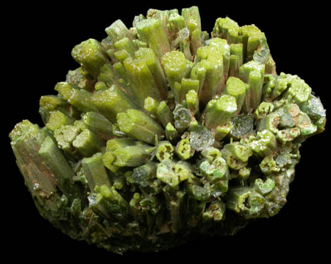 Pyromorphite from Mine des Farges, Ussel, Corrze, France