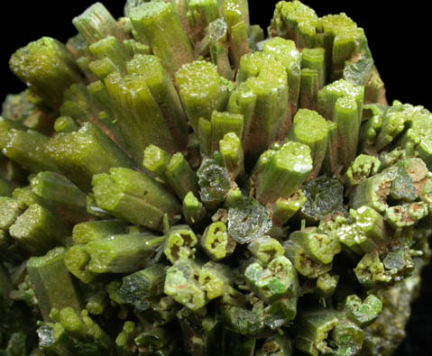 Pyromorphite from Mine des Farges, Ussel, Corrze, France