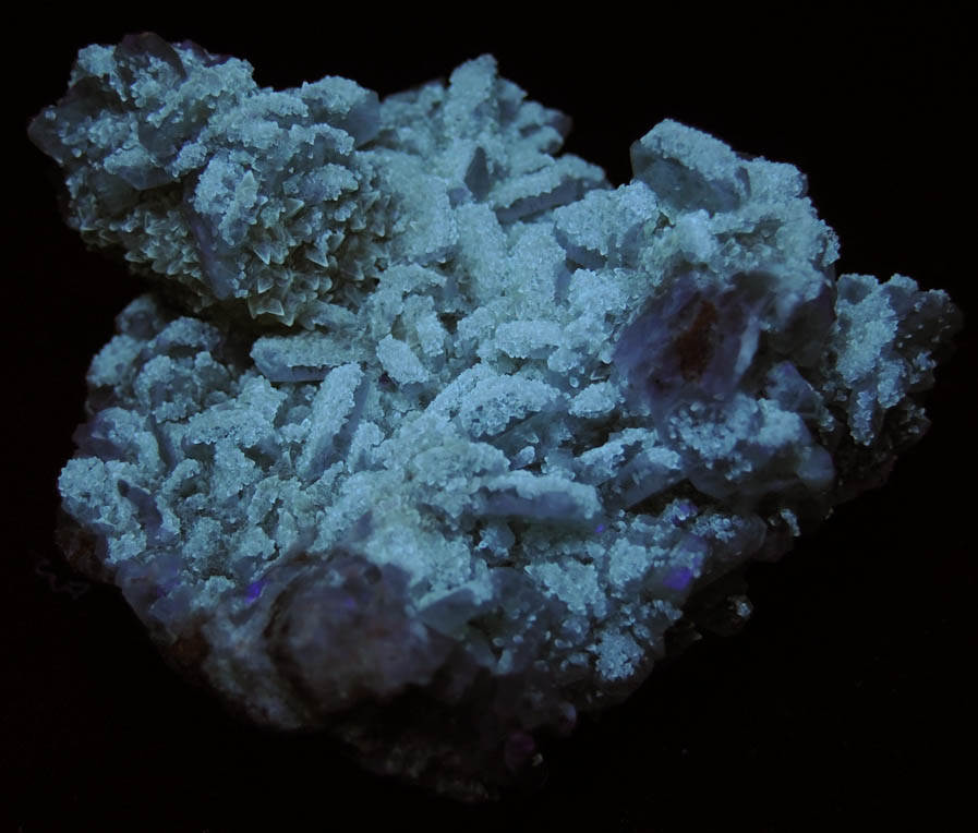 Celestine with Calcite from Lime City, Wood County, Ohio