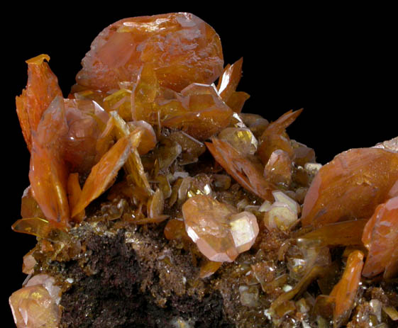 Wulfenite from San Francisco Mine, Cerro Prieto, north of Cucurpe, Sonora, Mexico