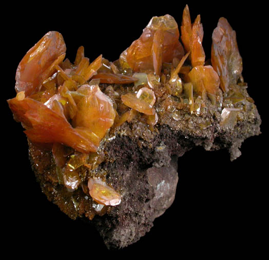 Wulfenite from San Francisco Mine, Cerro Prieto, north of Cucurpe, Sonora, Mexico