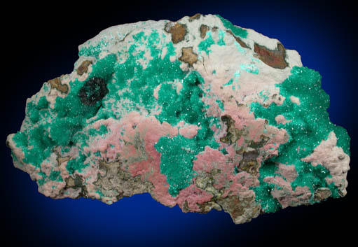 Dioptase from Kennecott Mine, Ray, Mineral Creek District, Pinal County, Arizona