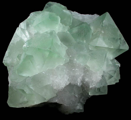 Fluorite with Pyrite on Quartz from Silinka Mine, Kavalerovo, Primorskiy Kray, Russia