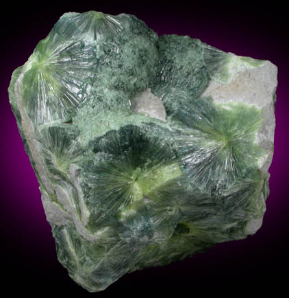 Wavellite from Mauldin Mountain, Montgomery County, Arkansas