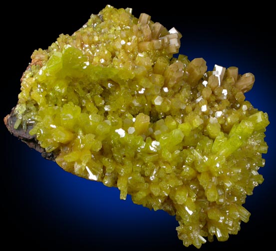 Pyromorphite from Bunker Hill Mine, Coeur d'Alene District, Shoshone County, Idaho