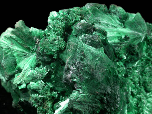 Malachite from Czar Shaft, Copper Queen Mine, Bisbee, Warren District, Cochise County, Arizona