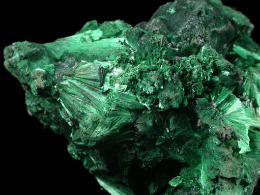 Malachite from Czar Shaft, Copper Queen Mine, Bisbee, Warren District, Cochise County, Arizona