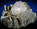 Fluorite on Muscovite from Chumar Bakhor, Nagar, Hunza Valley, Gilgit-Baltistan, Pakistan