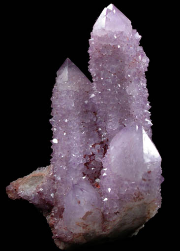 Quartz var. Amethyst (Cactus Quartz) from Boekenhouthoek area, Mpumalanga Province, South Africa