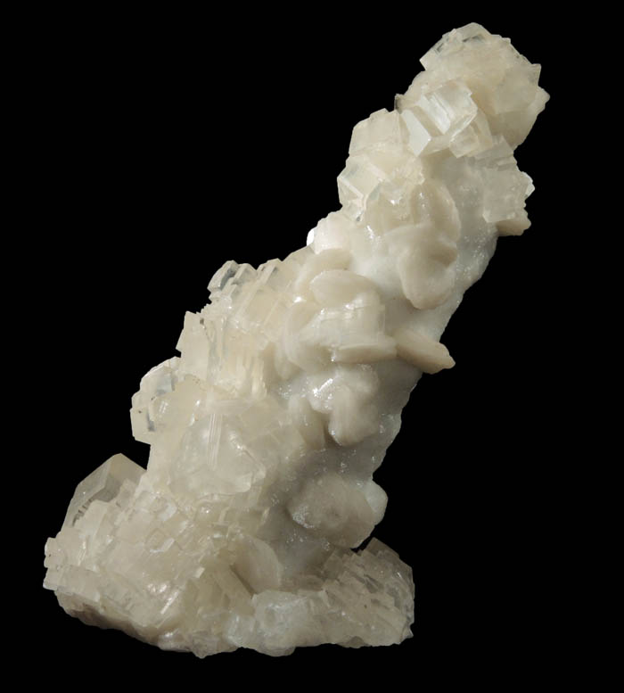 Calcite on Dolomite stalactite from Tsumeb Mine, Otavi-Bergland District, Oshikoto, Namibia