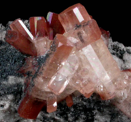 Topaz with Hematite and Rutile inclusions from Tepetates, San Luis Potosi, Mexico