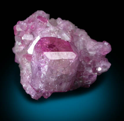 Vesuvianite (purple) from Jeffrey Mine, Asbestos, Qubec, Canada