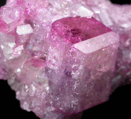 Vesuvianite (purple) from Jeffrey Mine, Asbestos, Qubec, Canada