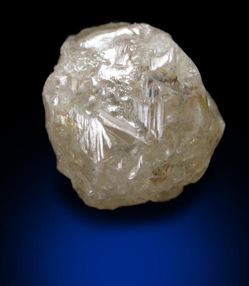 Diamond (3.97 carat pale-brown complex crystal) from Mbuji-Mayi (Miba), 300 km east of Tshikapa, Democratic Republic of the Congo
