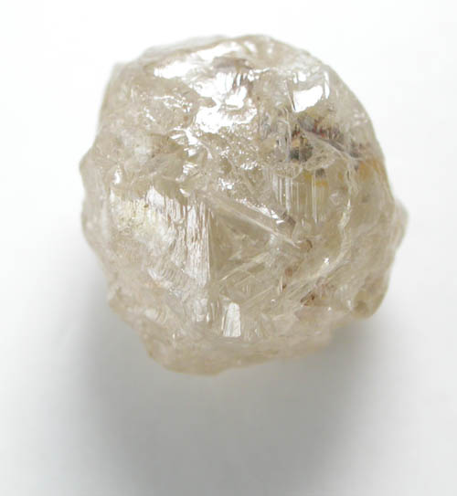 Diamond (3.97 carat pale-brown complex crystal) from Mbuji-Mayi (Miba), 300 km east of Tshikapa, Democratic Republic of the Congo