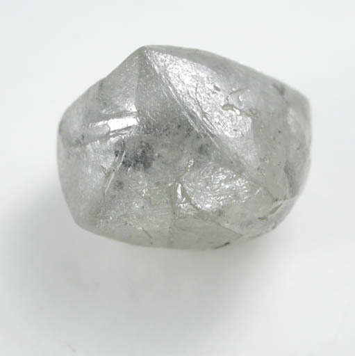 Diamond (5.56 carat gray complex crystal) from Mbuji-Mayi (Miba), 300 km east of Tshikapa, Democratic Republic of the Congo