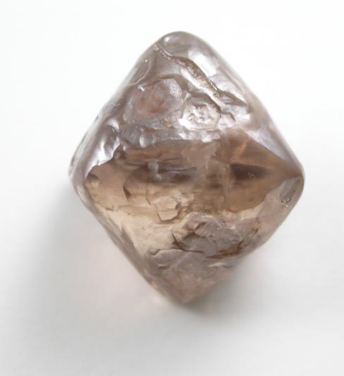 Diamond (4.28 carat brown octahedral crystal) from Argyle Mine, Kimberley, Western Australia, Australia