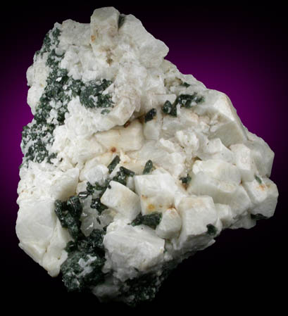 Albite with Diopside from Mulvaney property, Pitcairn, St. Lawrence County, New York
