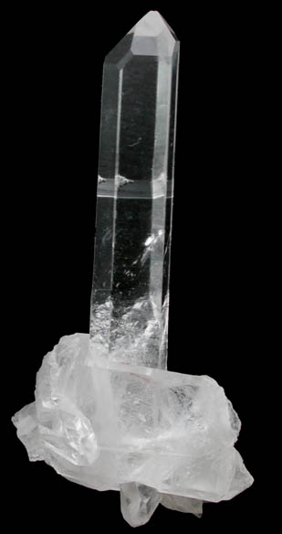 Quartz exhibiting rare faces from Montgomery County, Arkansas