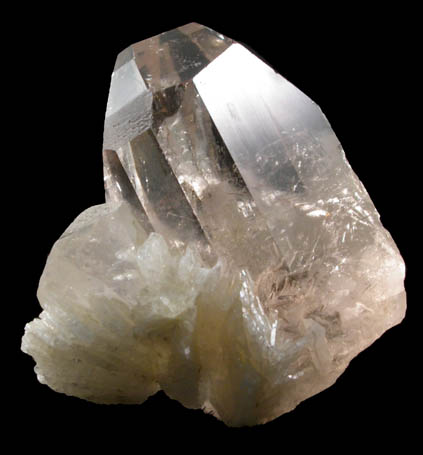 Topaz with Quartz and Albite from Ishkhapal, above Sassi, Gilgit-Skardu Road, Baltistan, Gilgit-Baltistan, Pakistan