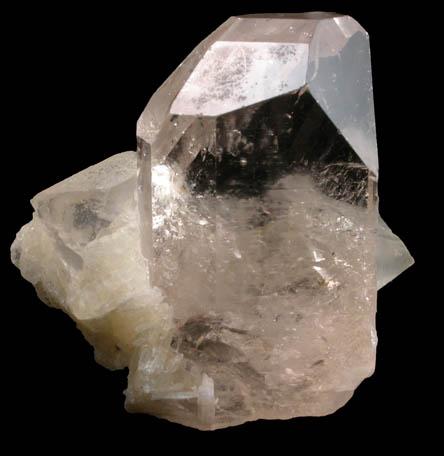 Topaz with Quartz and Albite from Ishkhapal, above Sassi, Gilgit-Skardu Road, Baltistan, Gilgit-Baltistan, Pakistan