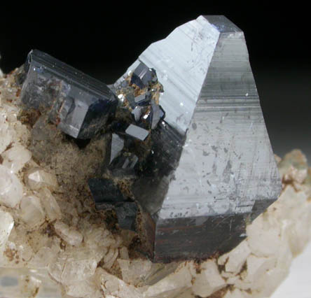 Anatase on Quartz from Raskoh Mountain, Kharan, Baluchistan, Pakistan