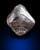 Diamond (1.32 carat pink-gray octahedral crystal) from Argyle Mine, Kimberley, Western Australia, Australia