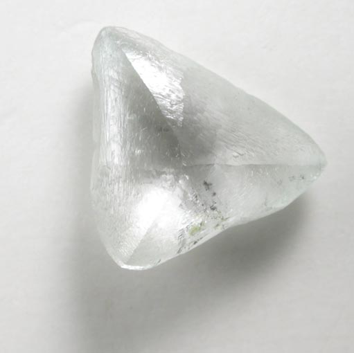 Diamond (1.40 carat pale-gray macle, twinned crystal) from Northern Cape Province, South Africa