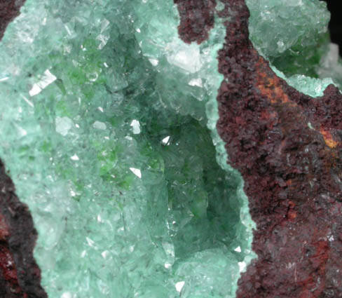 Calcite with Conichalcite inclusions from Mina Ojuela, Mapimi, Durango, Mexico