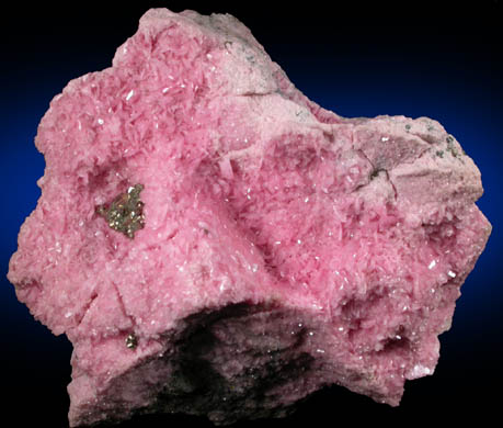 Rhodonite and Pyrite from Pachapaqui District, Bolognesi Province, Ancash Department, Peru