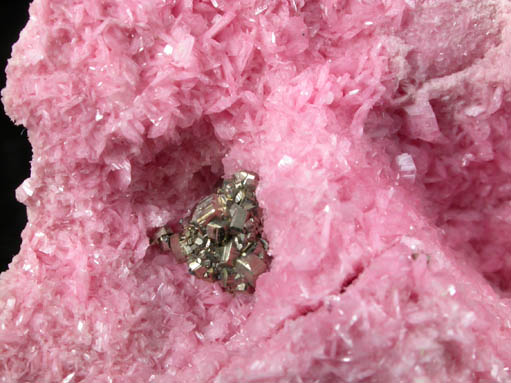 Rhodonite and Pyrite from Pachapaqui District, Bolognesi Province, Ancash Department, Peru