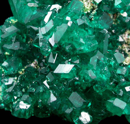 Dioptase from Tsumeb Mine, Otavi-Bergland District, Oshikoto, Namibia