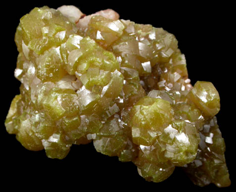 Pyromorphite from Bunker Hill Mine, 9th Level, Jersey Vein, Coeur d'Alene District, Shoshone County, Idaho