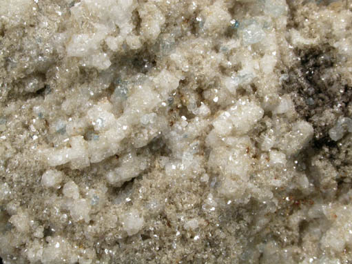 Fluorapatite var. Carbonate-fluorapatite on Albite from Branchville Quarry, Redding, Fairfield County, Connecticut